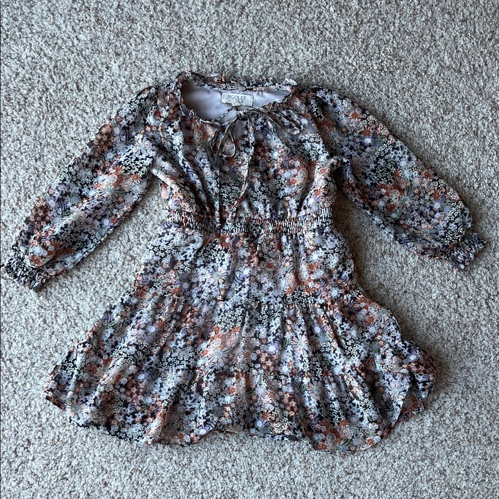 Roolee Kids Sheer Prairie Long Sleeve Dress